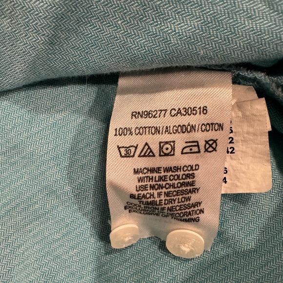 Vans‎ men’s XXL 100% Cotton Blue short sleeve button down - Picture 3 of 6